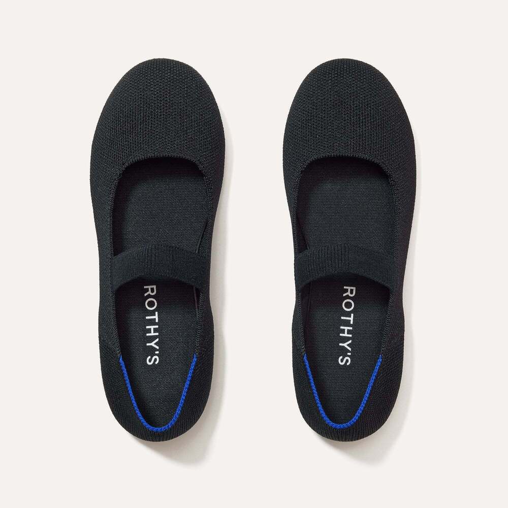 Rothy's The Kids Mary Jane - Black Size 22
